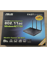 ASUS RT-AC66R 802.11ac Dual-Band Wireless AC1750 Gigabit 4-Port Router 5... - $81.17 CAD