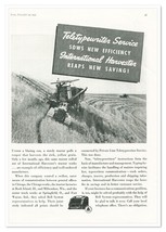 Print Ad Bell System International Harvester Vintage 1937 Advertisement - £9.67 GBP