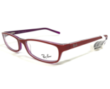 Ray-Ban RB5089 2216 Gafas Monturas Violeta Rojo Rectangular Full Borde 5... - £55.29 GBP