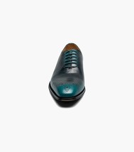 Stacy Adams Hallquist Plain Toe Oxford Shoes Leather Turquoise 25742-440 image 3