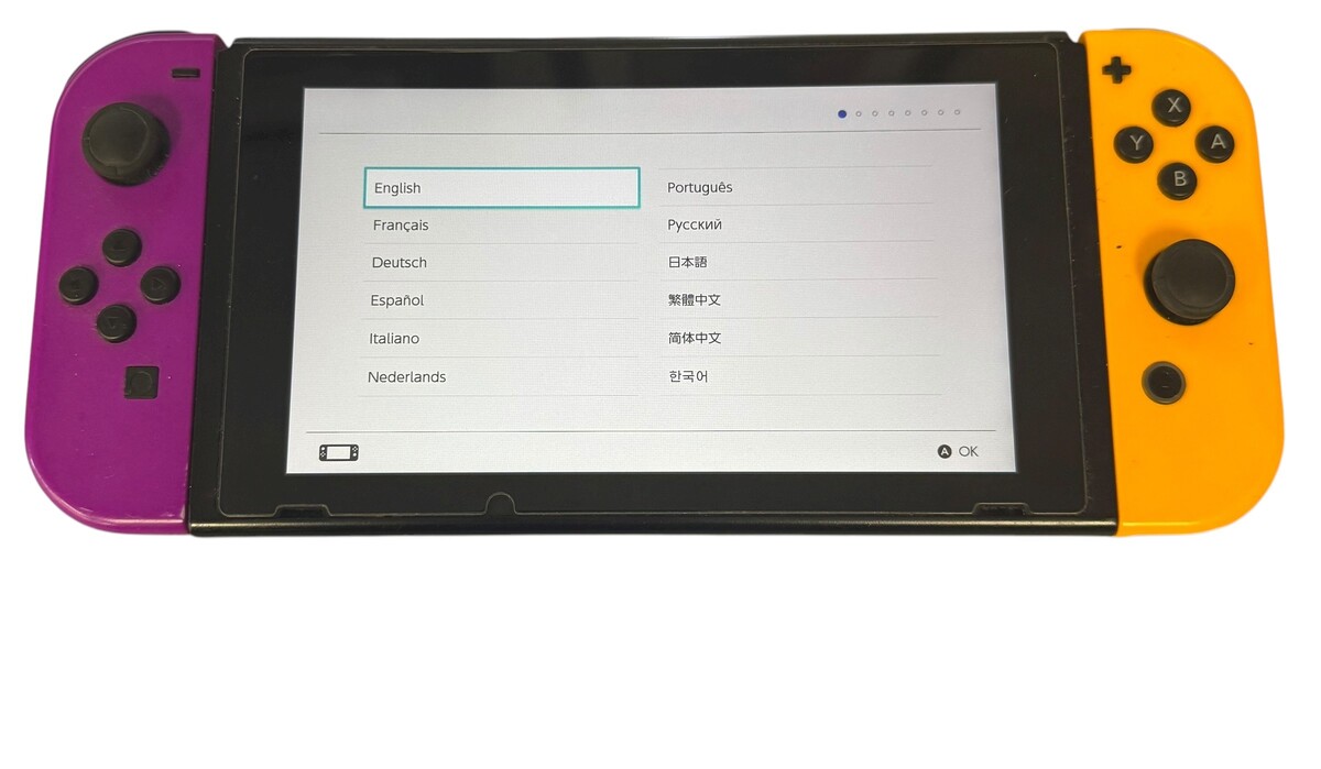 Nintendo Hac-001 Nintendo Switch 64GB Blk/Purple/Yellow 480915 - $179.00