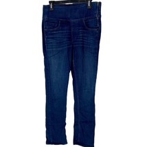 SPANX The Signature Straight Side Zip Shaping High Rise Jeans Dark Blue ... - £18.39 GBP