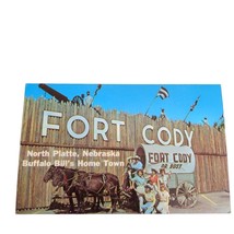 Postcard Fort Cody North Platte Nebraska Buffalo Bill&#39;s Home Town Unposted - $7.12