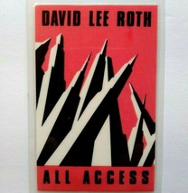David Lee Roth Backstage Concert Pass Original 1988 Skyscraper Tour Van Halen - £13.66 GBP