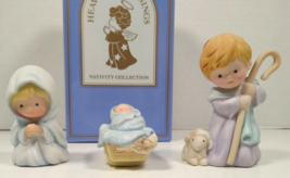 1986 Avon Heavenly Blessings Nativity The Holy Family 3 Piece Vtg Set w/ Box - $15.99