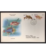 Hong Kong Native Fish FDC From Around The World Oversized PCS January 1981 - $6.00