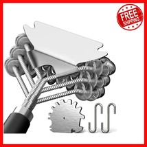 Universal 3D Stainless Steel Grill Brush &amp; Bristle-Free Scraper - Safe G... - $29.09