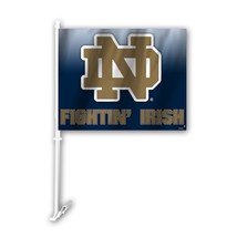 NCAA Notre Dame Fighting Irish Ombre Car Flag College Football New - £8.76 GBP