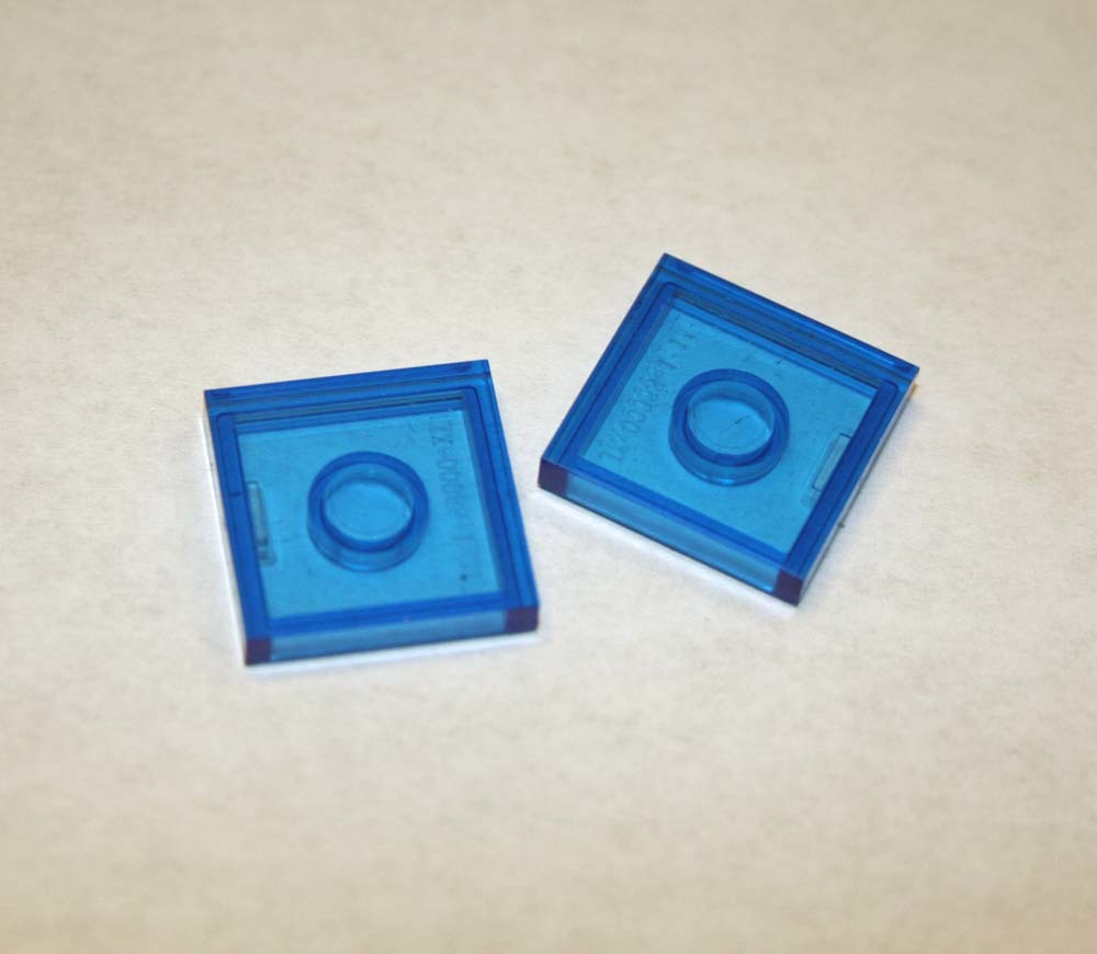 Clear Blue Water 2x2 construction piece X2 - $0.80