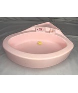 Vintage Mattel 1979 Barbie Corner Tub Spa Bathtub Dreamhouse Furniture Pink - $9.60