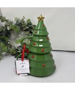 New Hallmark 2022 Stacking Christmas Tree Mugs Green 3 Piece 2 Cups - $233.00 MXN