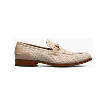 Stacy Adams Brinkley Moc Toe Bit Slip-On Dress Shoes Beige 25711-250 image 2