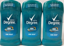 Degree For Men Antiperspirant Cool Rush 2.7 oz 3 Pack - £19.94 GBP