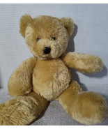 Vintage Dan Dee Teddy Bear Jointed  Lgt Caramel Blonde - $13.86
