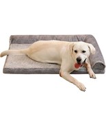 QUVITA Luxury Large Dog Bed with Removable Pillow and Memory Foam  X Lar... - $134.47 CAD