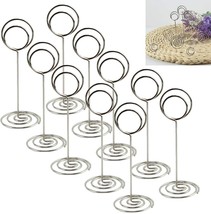 10pc Tall Place Card Holders Table Number Stand Table Card Holders Table... - $16.82