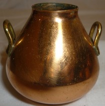VINTAGE DOLLHOUSE MINIATURE COPPER WATER BUCKET &amp; CARRYING POT PORTUGAL ... - $295.80 MXN