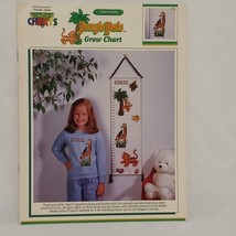 Jungle Pals Grow Chart Cross Stitch Leaflet Book Color Charts 30502 Giraffe - $15.99