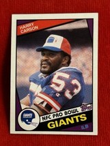 Harry Carson New York Giants ILB Topps 1984 #314 - £2.29 GBP