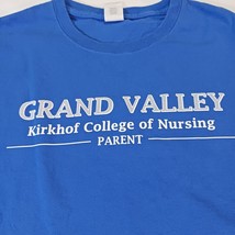 Gildan Ultra Cotton Grand Valley Kirkhof College Nursing Men's Blue T-Shirt 2XL image 7