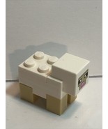 LEGO Minecraft 21114 The Farm WHITE/TAN SHEEP Animal Mob Minifigure Figu... - £3.86 GBP