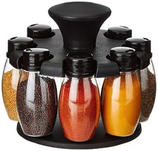 Ovals Shape Revolving Plastic 8 Pieces Spice Rack For Kitchen, FREE SHIP... - $24.74