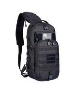 FR Fashion Co. 13&quot; Men&#39;s Hidden Phone Compartment Tactical Crossbody Sli... - £43.95 GBP