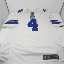 Nike NFL Dallas Cowboys Dak Prescott #4 On Field Jersey White Mens Medium Loose - £77.24 GBP