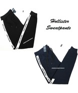 HOLLISTER NEW MEN&#39;S SKINNY JOGGER SWEATPANTS NWT FLEECE PANTS NAVY BLUE ... - $41.95