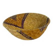 Handwoven Wolof Senegal West Africa Coiled Basket Centerpiece Decor  Sto... - $69.99