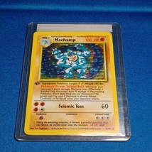 Pokemon Machamp 1st edition Hologram In Plastic Sleeve - £37.36 GBP