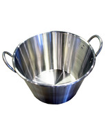 Cazo Grande Para Carnitas Extra Large 20 inch Stainless Steel Wok - $1,730.32 MXN