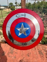 24&quot; Captain America Shield, Avengers Shield Replica For Cosplay &amp; Role play - £67.72 GBP