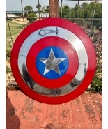 24&quot; Captain America Shield, Avengers Shield Replica For Cosplay &amp; Role play - £67.72 GBP