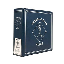 1 BCW 3&quot; Heavy Duty D-ring Blue Baseball Binder Album - $23.99