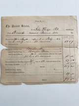 United States Civil War Payment Invoice - £78.63 GBP