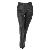 DR253 Women&#39;s Black Leather Trousers - £97.37 GBP
