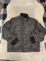 Calvin Klein Mens Full Zip Gray Camo Puffer Jacket Size XL  - £29.97 GBP