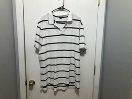 J. Crew Men&#39;s Short Sleeve Striped Polo Shirt Size XL - $9.89