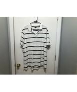J. Crew Men&#39;s Short Sleeve Striped Polo Shirt Size XL - $13.56 CAD