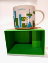 Starbucks You Are Here Seattle Mug 14 Ounce New Original Box Geometric D... - £15.63 GBP