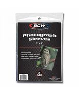 10 packs of 100 (1000) BCW 5" x 7" Photo Sleeves - $44.04