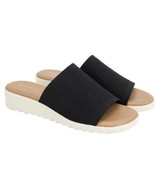 Kensie Womens Sandals Black Slip-On Padded Lightweight Soft Upper - $53.50 CAD