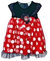 Baby Minnie Mouse Dress Halloween Costume Disney Store Girl Toddler Sz 2T  - £8.52 GBP