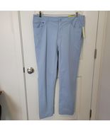 All In Motion Men&#39;s Golf Pants Slim 38 x 32 Lt Blue Moisture Wicking Qui... - $16.82