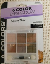 L. A. Colors 6 color Eyeshadow - Almost Nude - NIP - £5.44 GBP