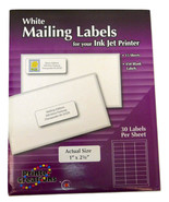 Printer Creations White Address Labels Inkjet 15 Sheets 450 Total Count - £15.79 GBP