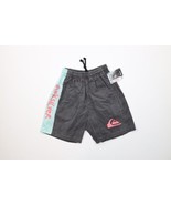 Deadstock Vtg 90s Quiksilver Surfing Boys 26 Spell Out Color Block Short... - $74.20