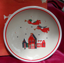 An item in the Pottery & Glass category: EPOCH HOLIDAY JOY CHOP SERVING PLATTER 8200 CHRISTMAS TREE 11 1/2" RARE NORITAKE