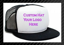 Custom Made Trucker Hat with your logo Mesh Snap back caps NEW  *You Pic... - $18.95
